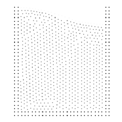 Sloshing. Initial point distribution.