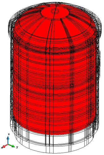 Surface where the pressure is applied