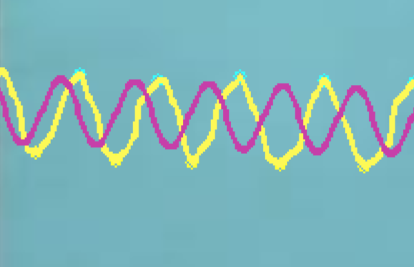 Inicio en x[0]; tamaño de la muestra, 50 pixeles. Parámetros obtenidos A=16.2,  ω=0.170