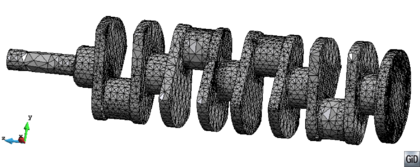 Results for the validation example VE-F2. Final tetrahedra mesh generated.