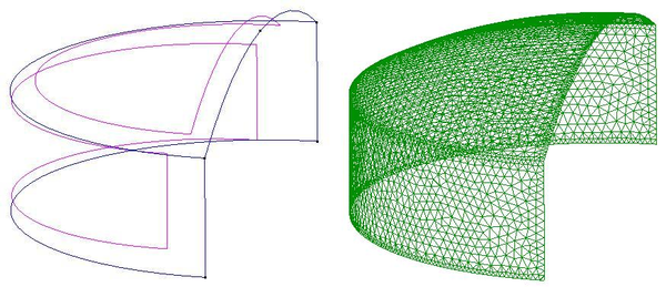 Geometría y mallado del sistema