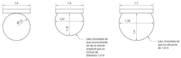 Definición de la sección transversal central de la viga