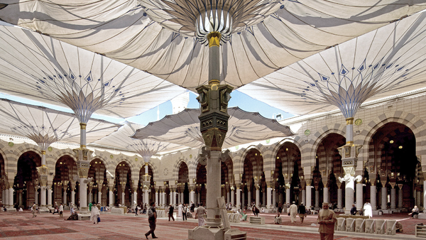 Shading structure opened.