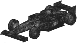 Comparison of the approximated structure with refinement strategy 4 - A combined strategy was used in which initially three refinement steps with strategy 2 and afterwards one step with strategy 1 are performed.
