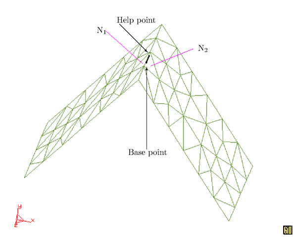 Elección de la normal correcta para puntos situados en aristas.