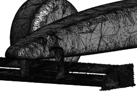 Comparison of the approximated structure with different refinement levels - The refinement strategy 3 was used in which a finer fluid mesh was chosen in combination with refinement strategy 2.