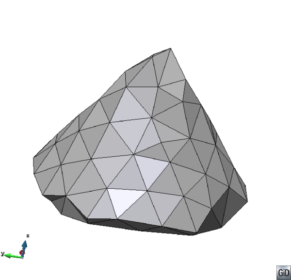 Non body-fitted mesh.