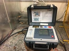 Medidor de aislmiento e índice de polarización