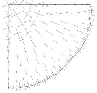 Plot of Principal PK2 stresses