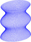 Surfaces used for the BVAM model to generate Turing patterns.