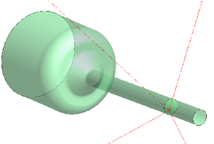 Point of measure of the velocities.