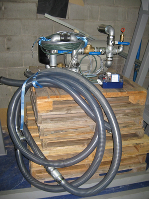 Motor de hinchado y manguera