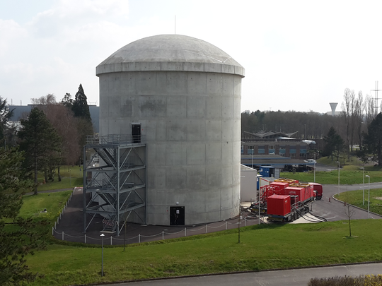 Image taken before the  5th  pressure test (March 2018)