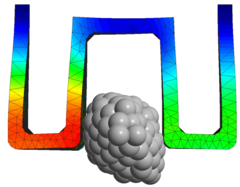 Stone catching in a tire tread