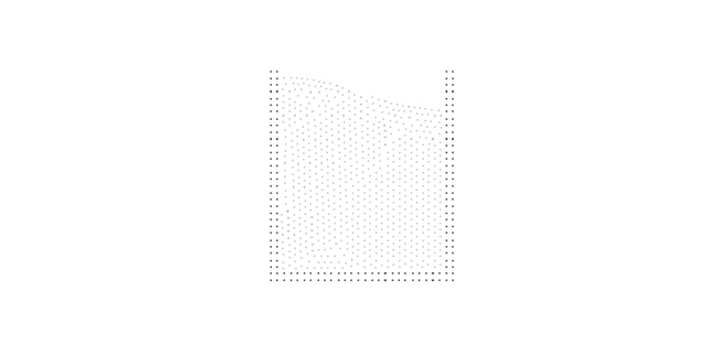 Sloshing. Initial point distribution.