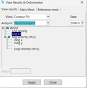 'Figure 10: View Results menu for wood'
