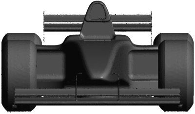 Approximated structure with refinement strategy 5 - A combination of all previously presented strategies was used to get this final result.