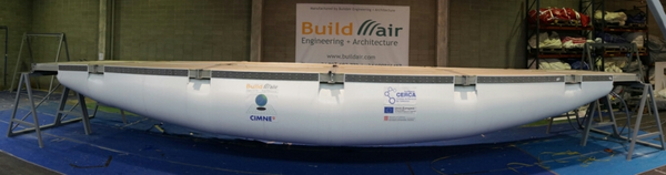 Puente completo formado por 2 vigas unidas