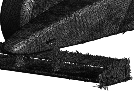 Comparison of the approximated structure with different refinement levels - The refinement strategy 1 was used which refines all split elements.