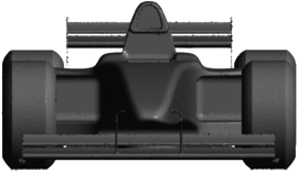 Approximated structure with refinement strategy 5 - A combination of all previously presented strategies was used to get this final result.