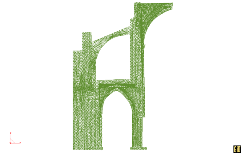 Mesh of the cathedral.