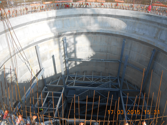 View during construction (March 2015)