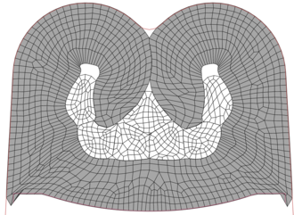 Resultado da forma da junção na simulação em EPD -