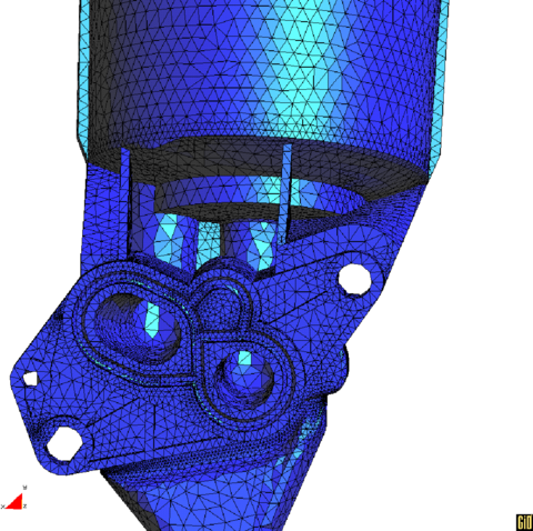 Detail of the previous mesh.