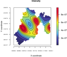 Estimated intensity.
